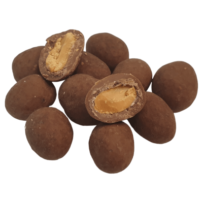 Chouchous coated with milk chocolate