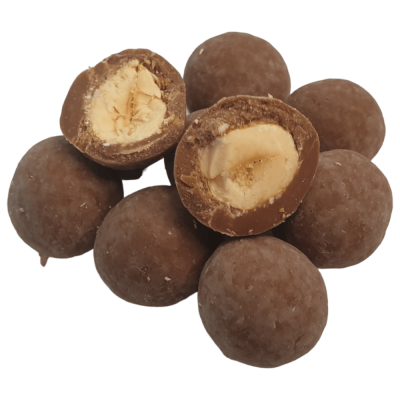 Chocolate caramelized hazelnuts